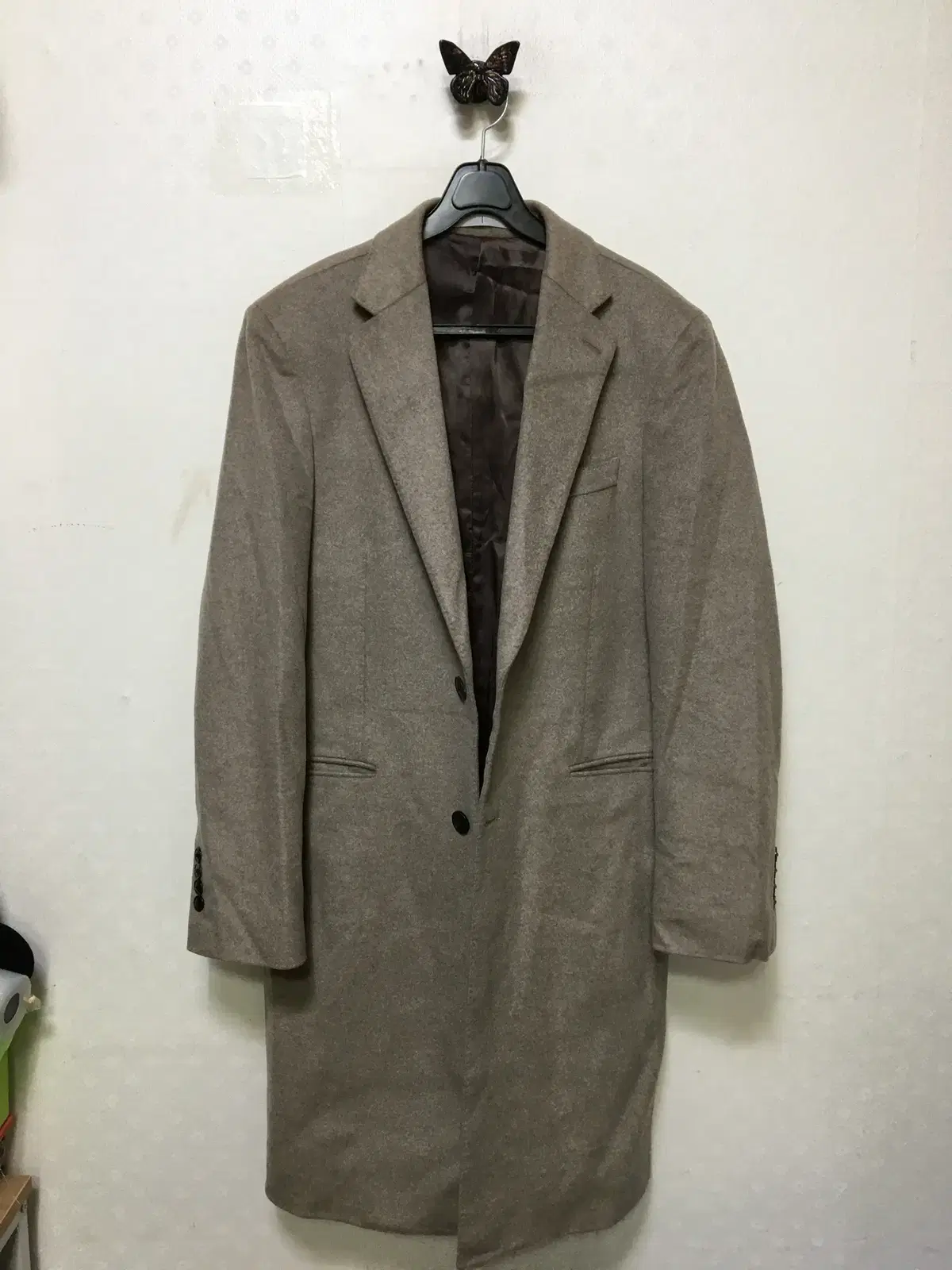 Komodo Men's Pure Cashmere 100% Wool Coat