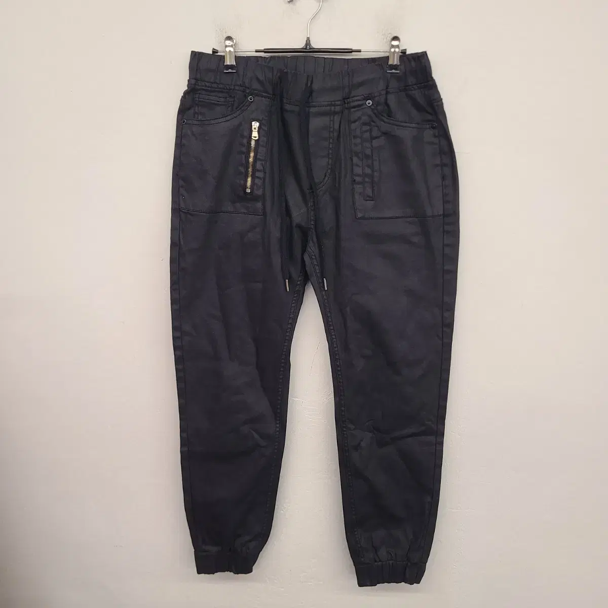 [30 INCH] Denim Jogger Banded Pants Jeans