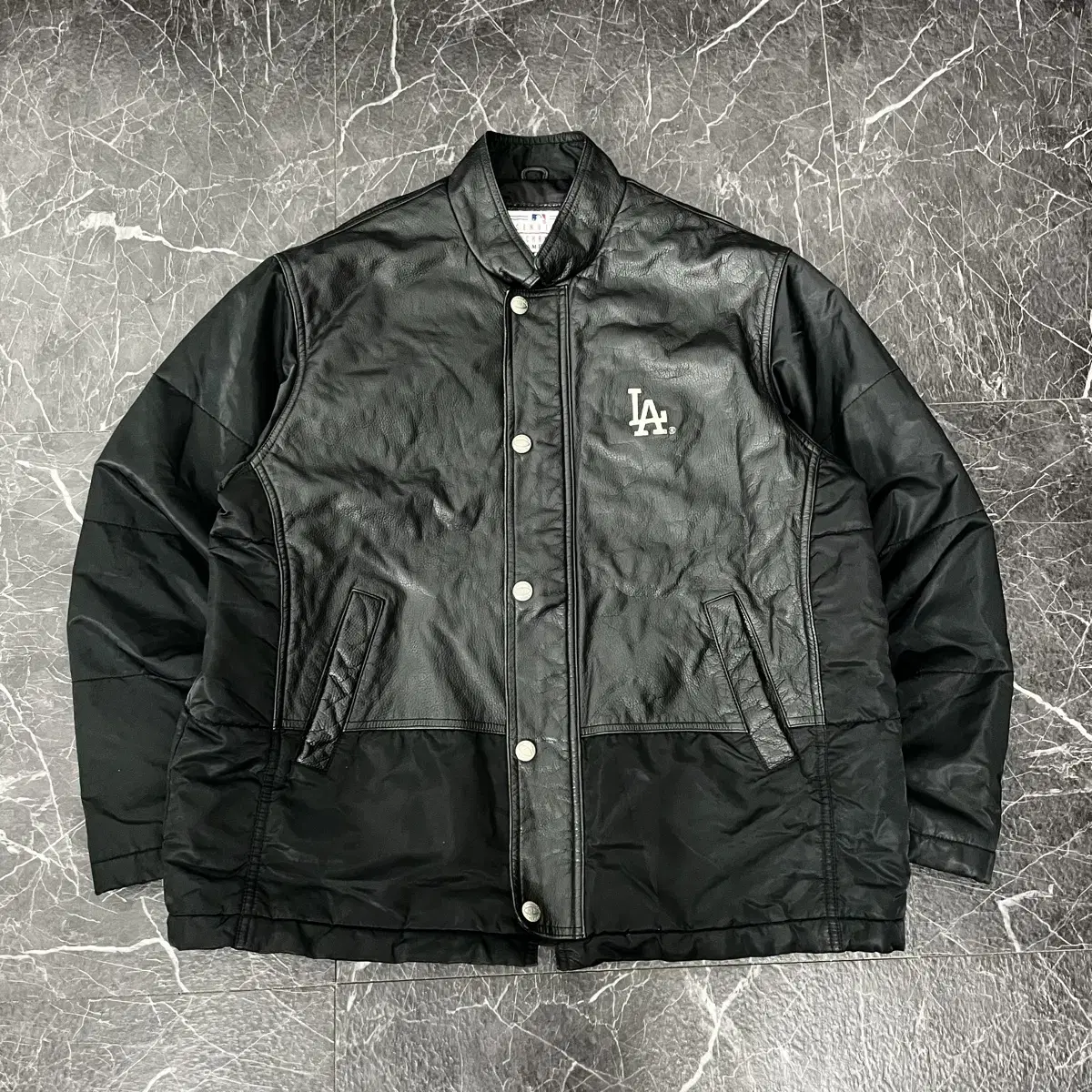 New In Merchandise Leather Polyam Stadium Jacket