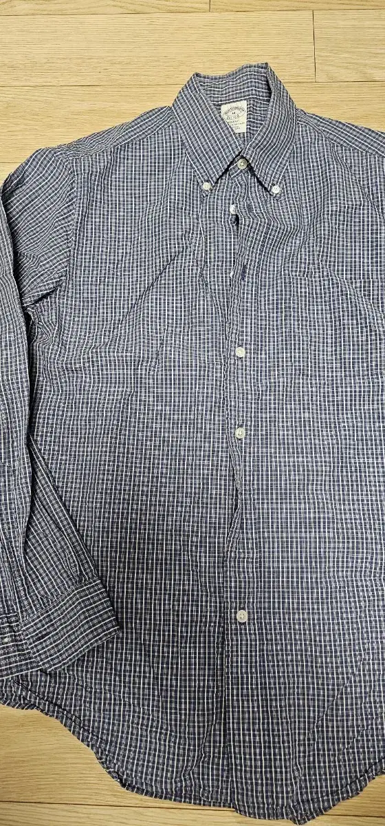 brooksbrothers seersucker shirt m