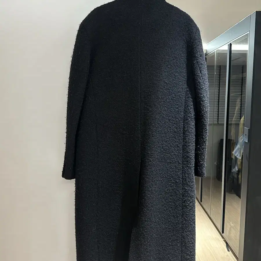 XL Dunst 2-WAY 3 BUTTON BOUCLE WOOL COAT