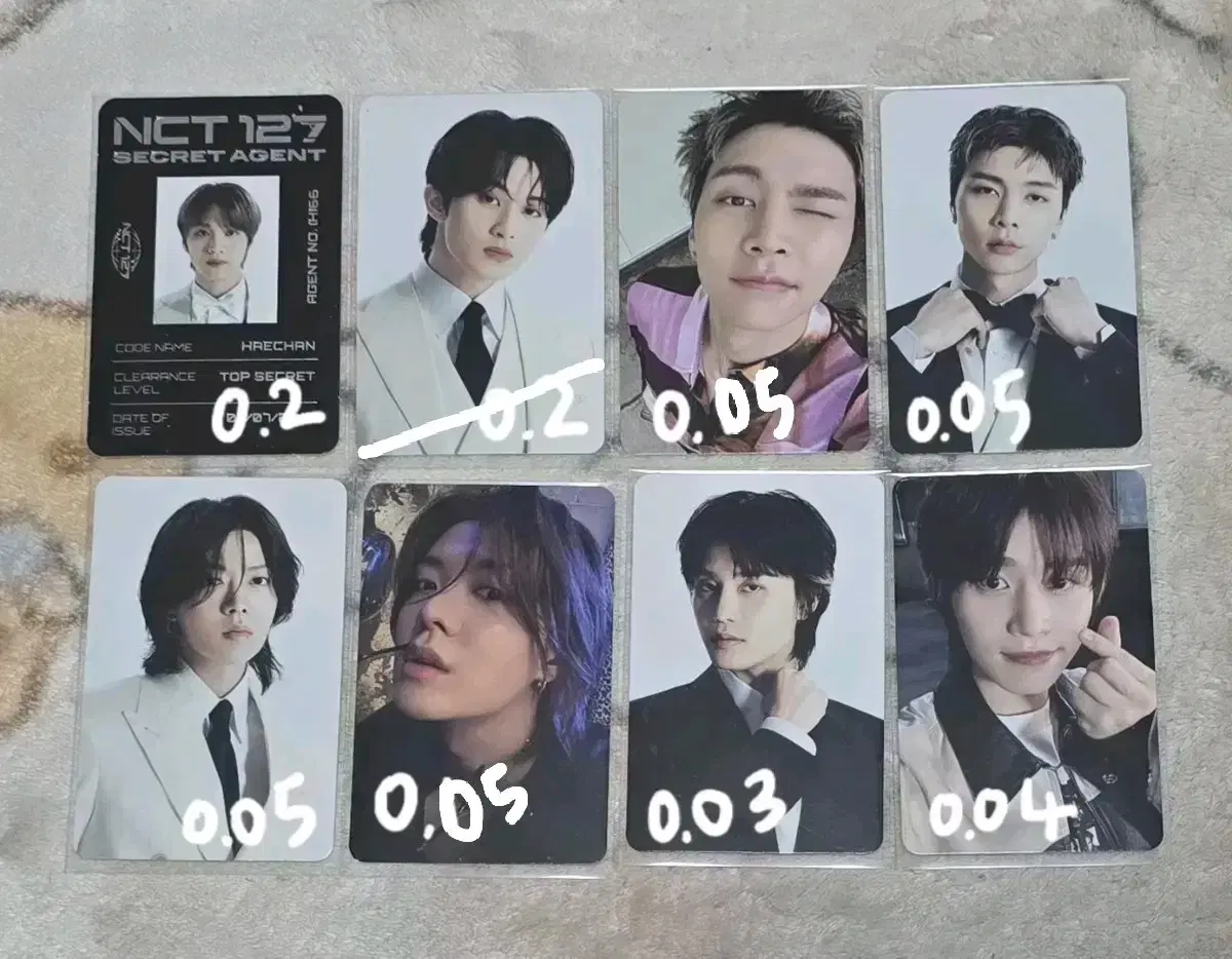 NCT 127 8th Anniversary tc fanmeeting md haechan johnny photocard WTS