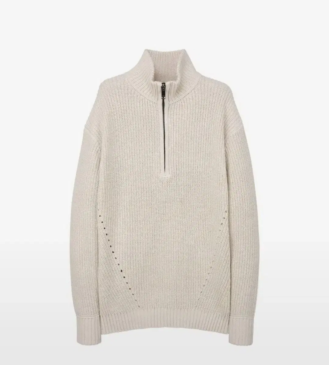 105] Ilkorso half zip-up knit vahn zip-up