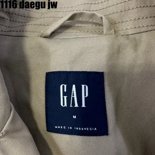 M GAP COAT 갭 트렌치