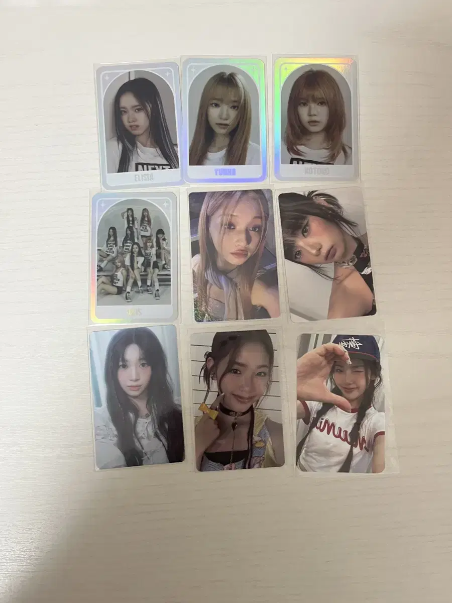 Eunice photocard jin hyeonjoo nayeon Jelidanca Kotoko Bang Yoonha Elysia Oh Yoona Lim Seowon