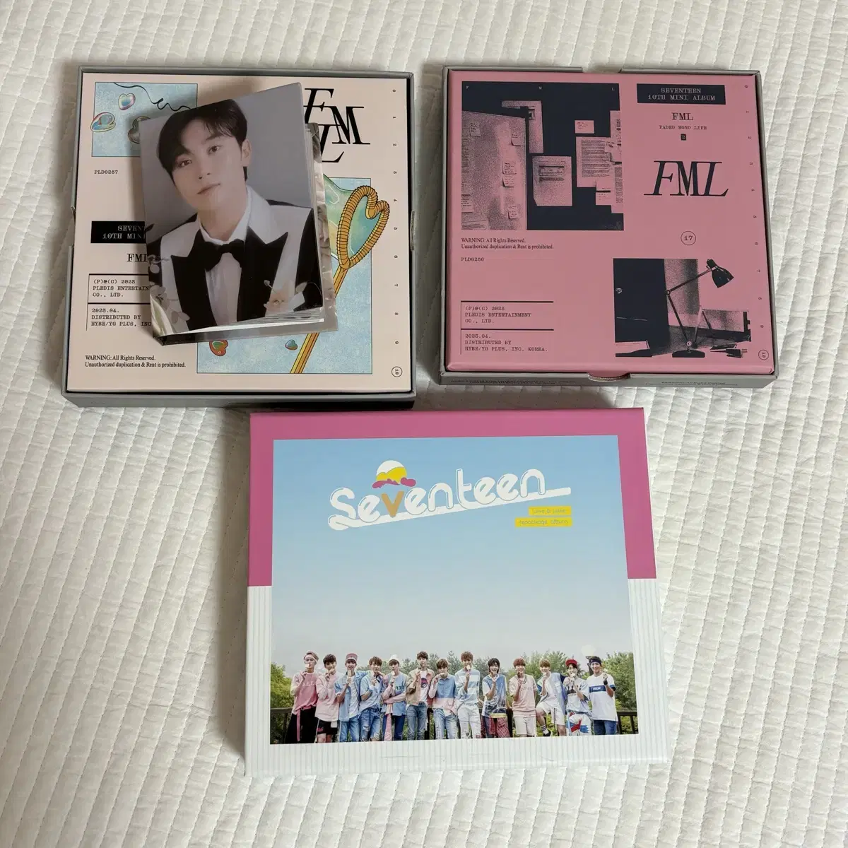 seventeen unsealed album photobook dikon membership carat vahn sharing wts