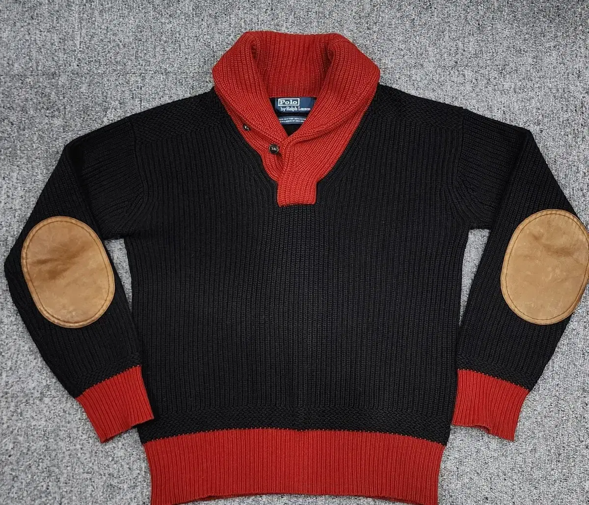 Polo Ralph Lauren Cashmere Turtleneck Elbow Knit M