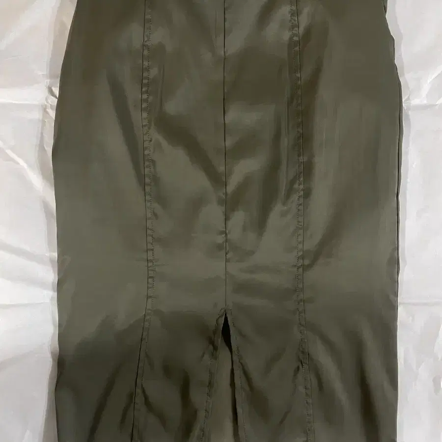 khaki skirt 카키 미디 스커트 [S]