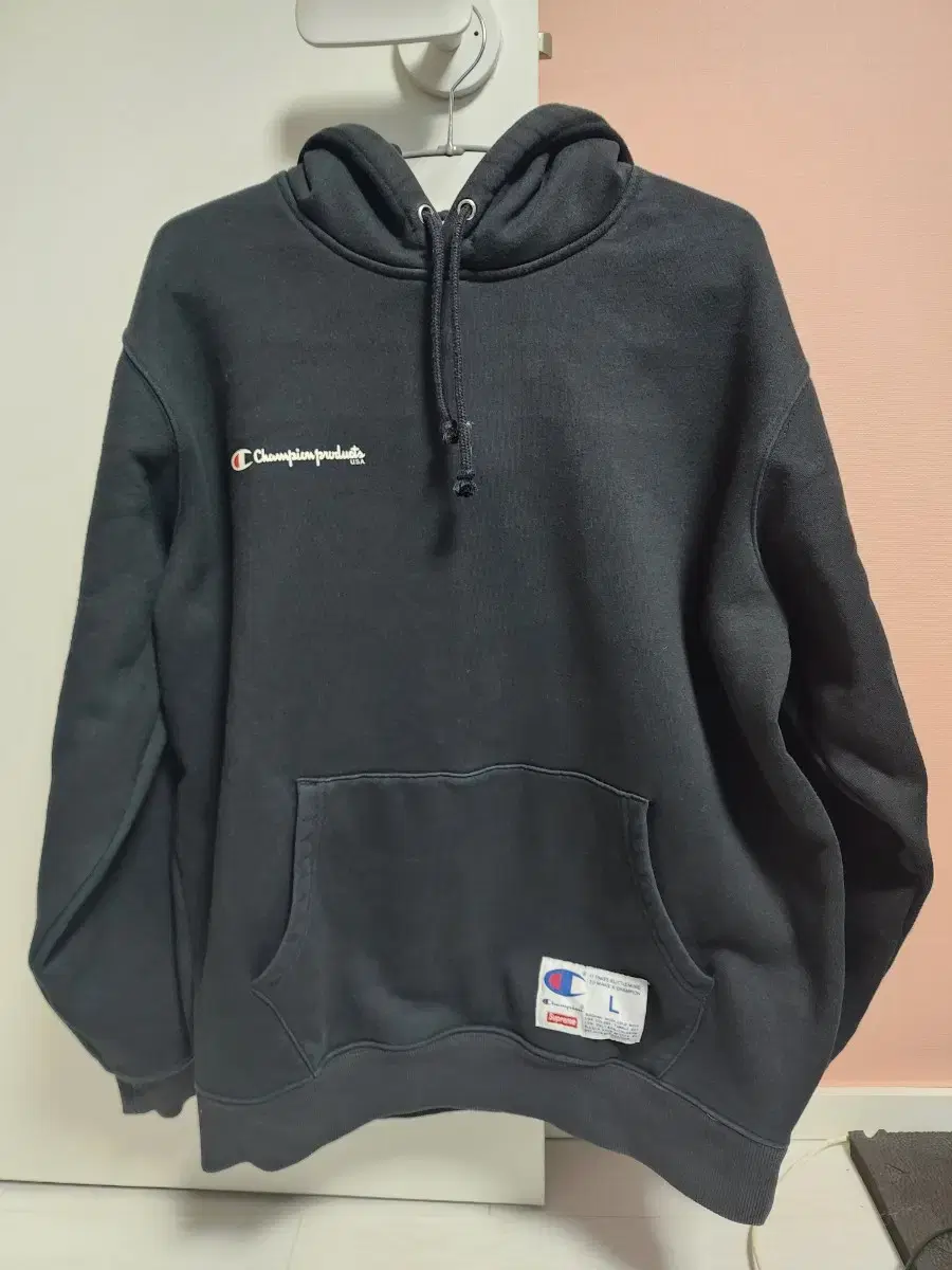 (L)16fw Supreme Champion Hoodie Black sells