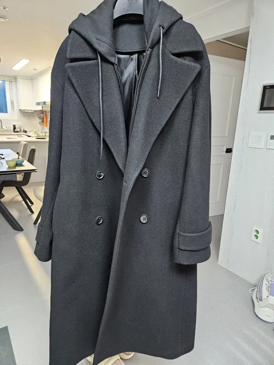 Junji Hooded Detachable Maxi Coat