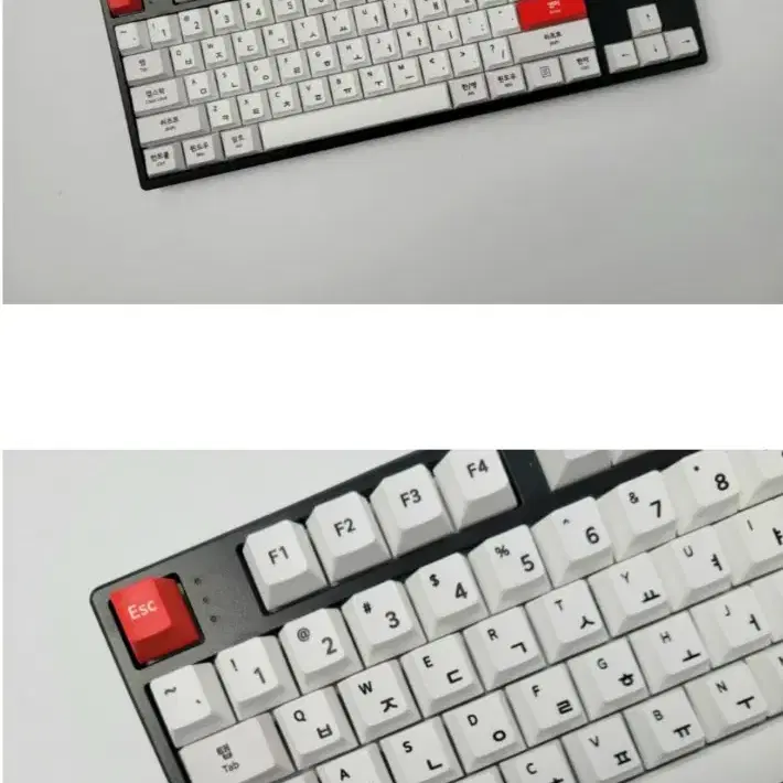 1.7mm BIG한글 키캡 PBT 체리 5면 염료승화 효도키캡 (135키