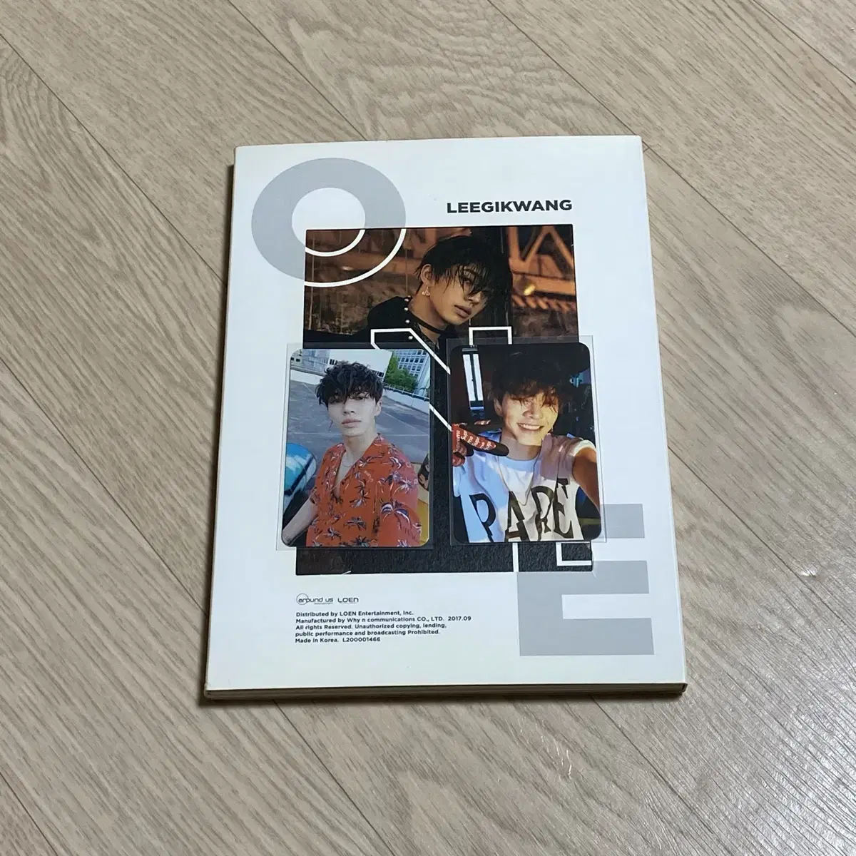 Highlights lee gikwang Solo album ONE ONE WTS