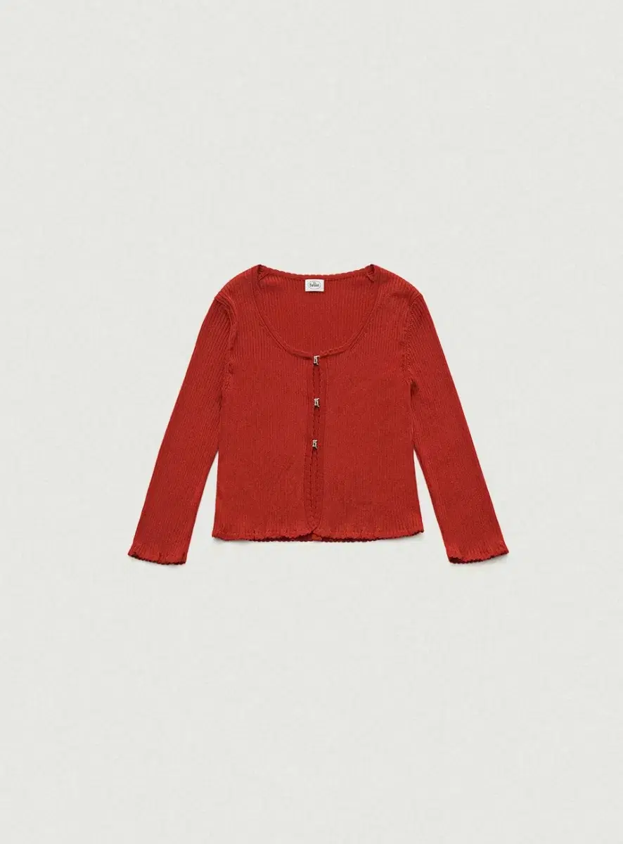 더바넷 Red B Hook-Closure Knit Cardigan 새상품