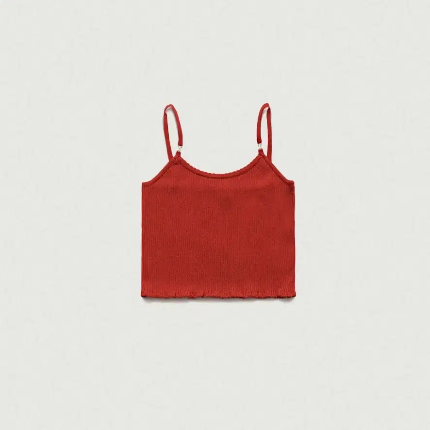 더바넷 Red Ariel Scallop Knit Top 새상품