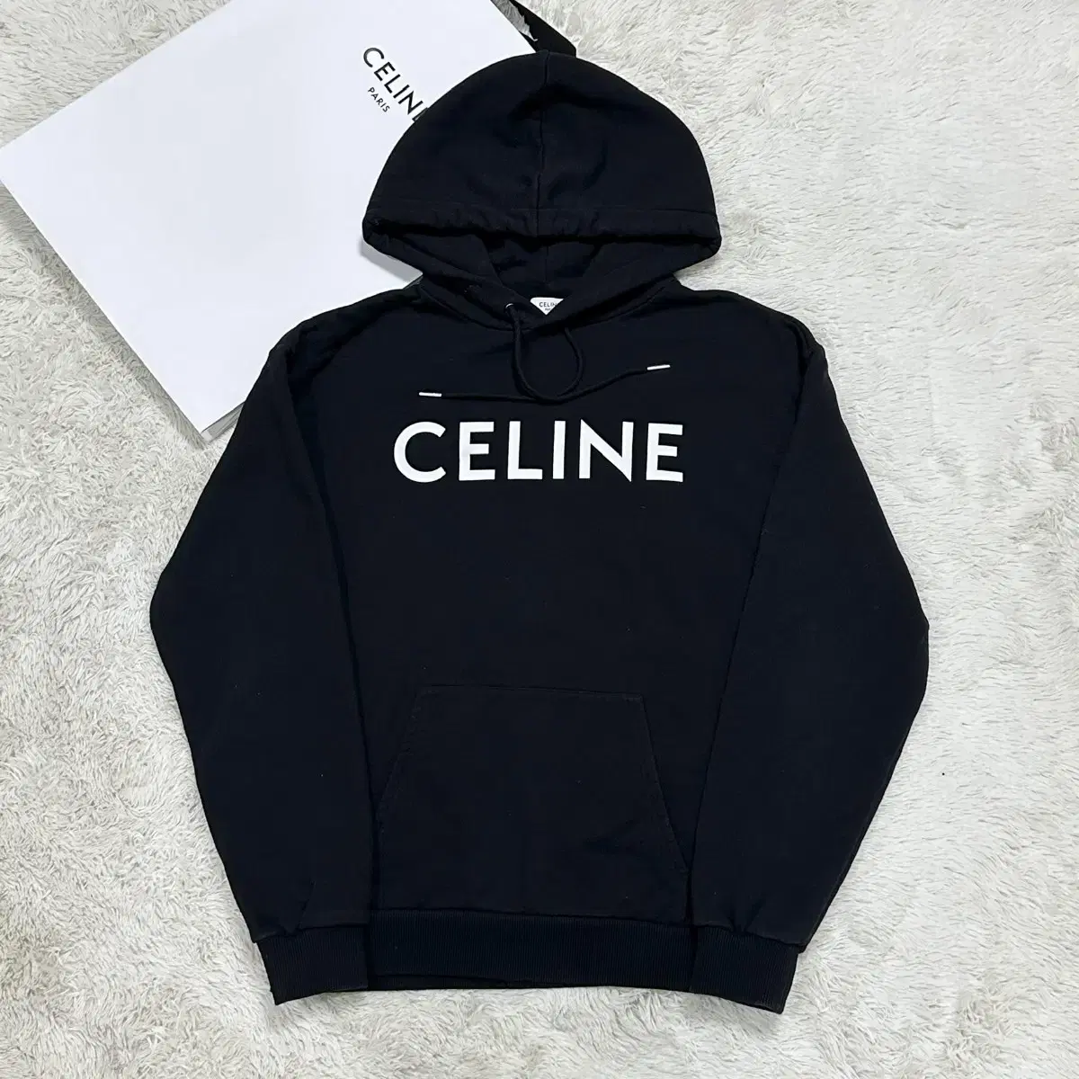 [Genuine S] Seline Logo Hoodie S size