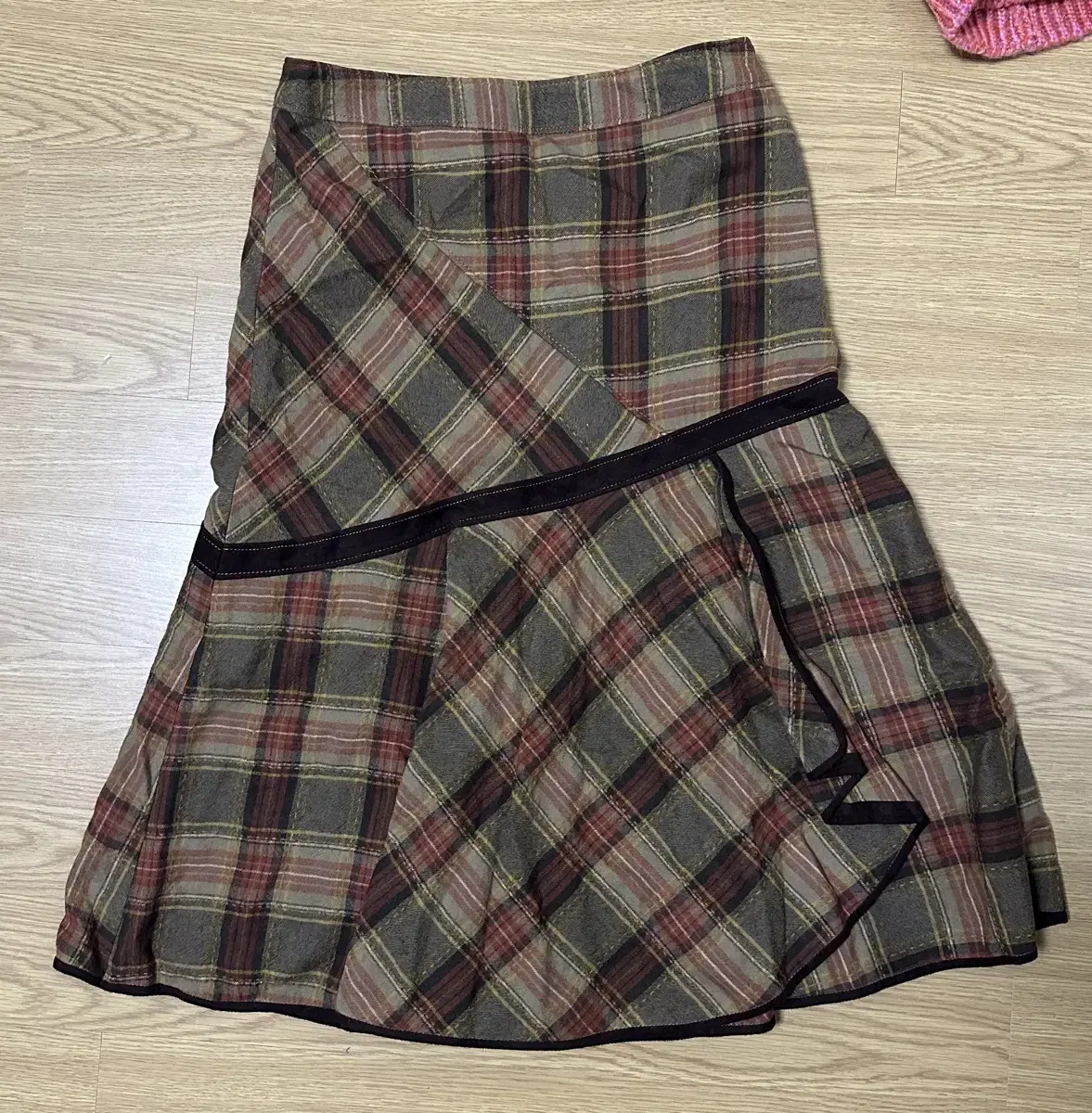 Vintage Check Skirt