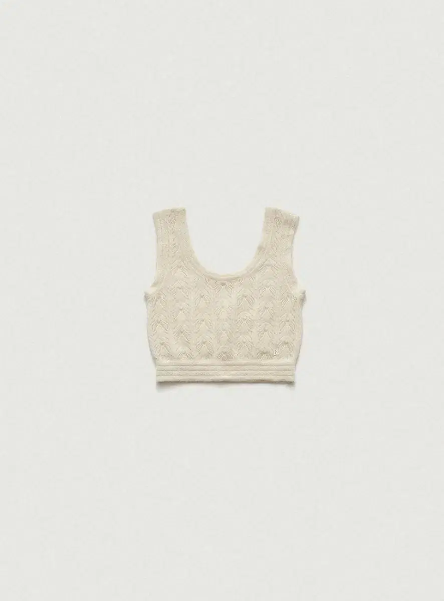 더바넷 Ivory Coverts Knit Sleeveless 새상품