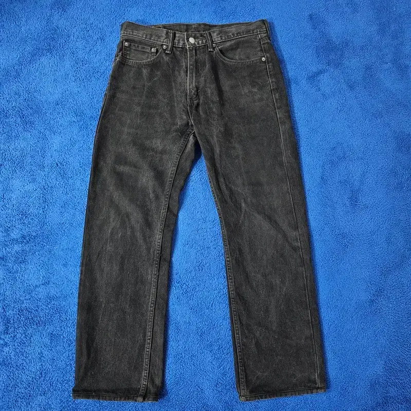 Levi's 505 Black and Blue Denim Pants 32