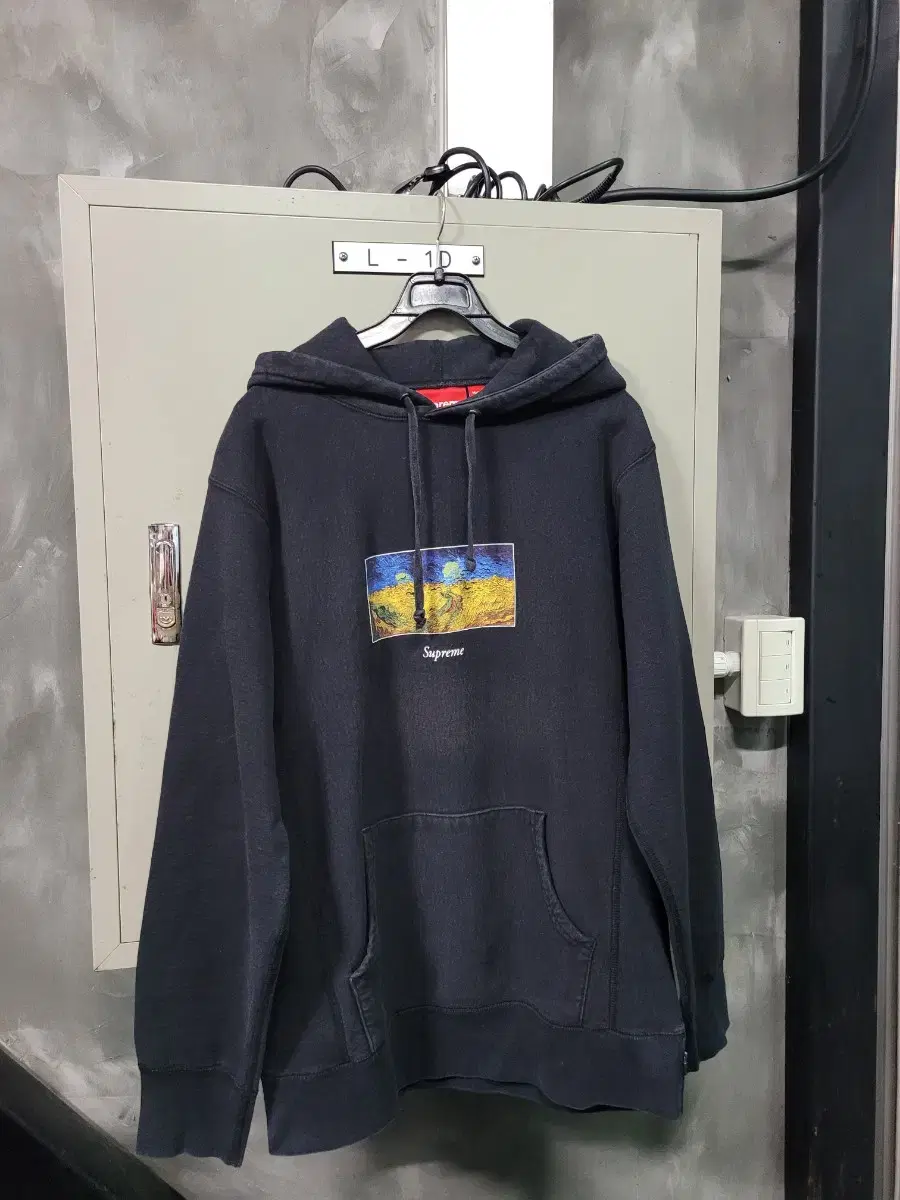 Supreme Van Gogh brushed hoodie size L