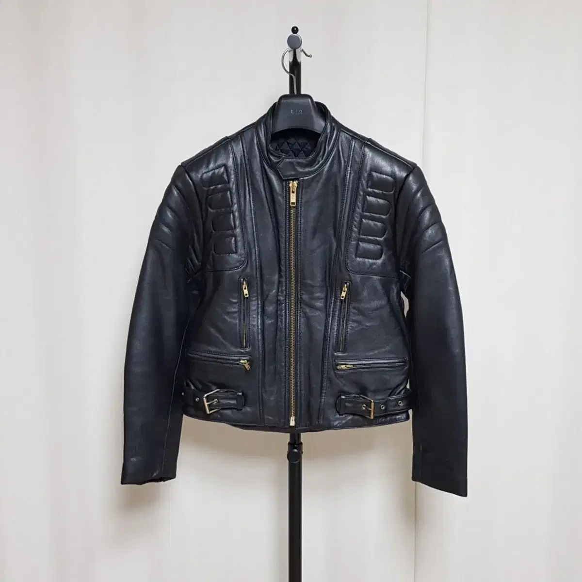 (Tacpo) Biker Embo cowhide jacket 100% leather