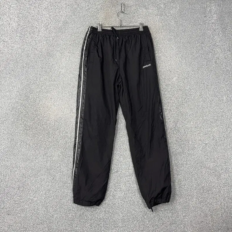 Reebok Black Logo Banded Technical Woven Training Pants 95