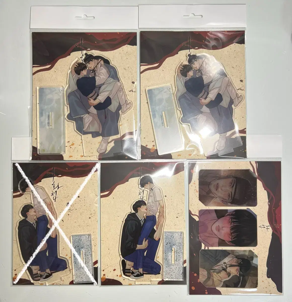 Tunik Yahua Book Basic AU acrylic stand lenticular Renti Photocard