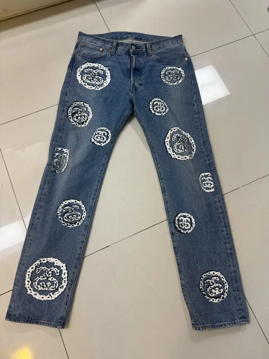 Stussy X Denim Tears X Levi's 501 34x34