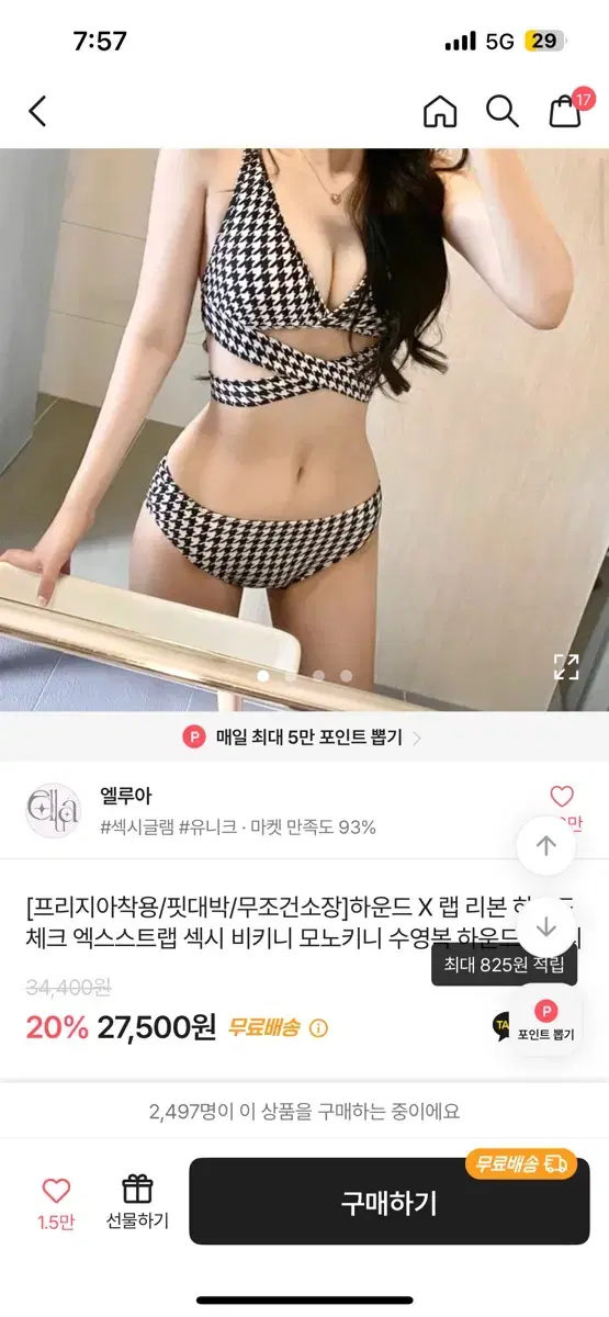 체크비키니