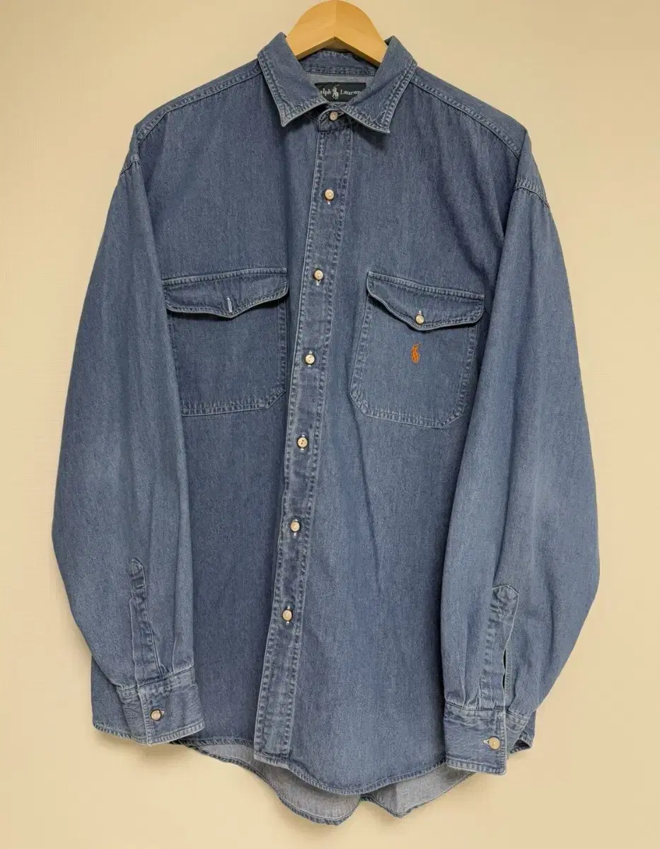 [XL] Polo Classic Fit Denim Vintage Shirt