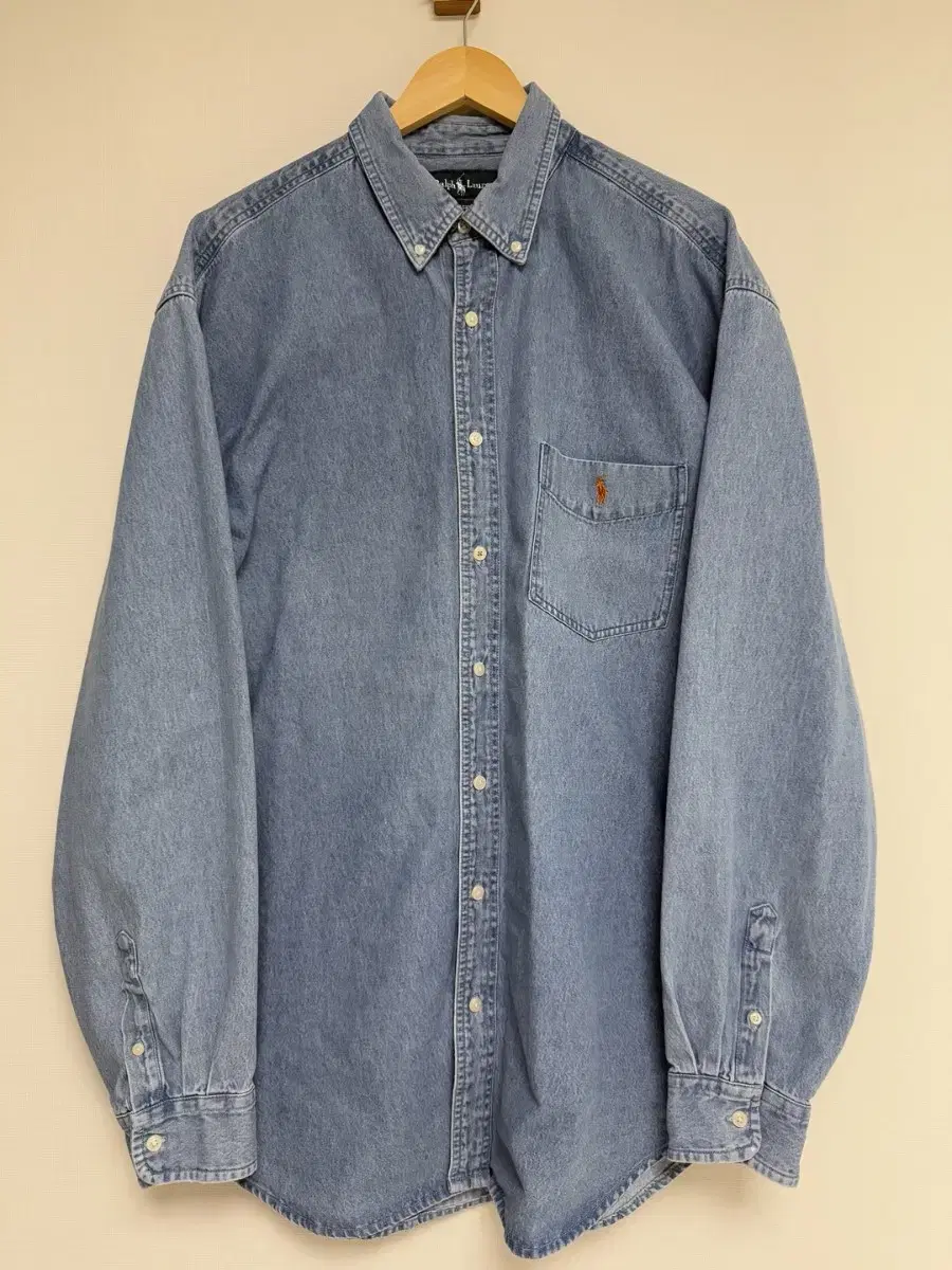 [XL] Polo Classic Fit Denim Vintage Shirt