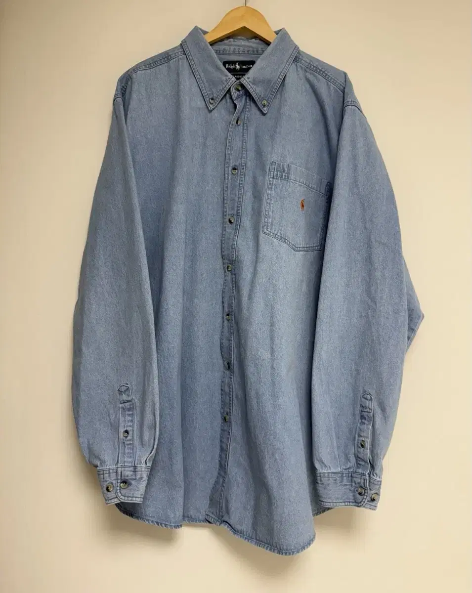 [XL] Polo Classic Fit Denim Vintage Shirt