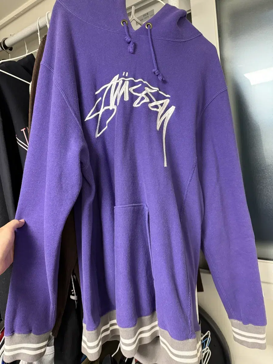 Stussy Champion Collaboration Hoodie L