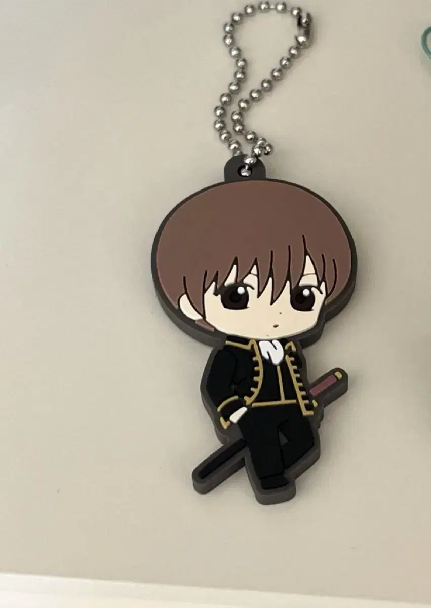 Gintama Sogo Rubber Strap Keyring