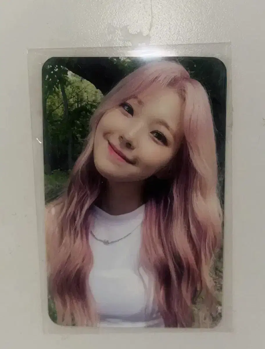 fromis 9 baek jiheon wigo musicplant photocard we go musicplant wts