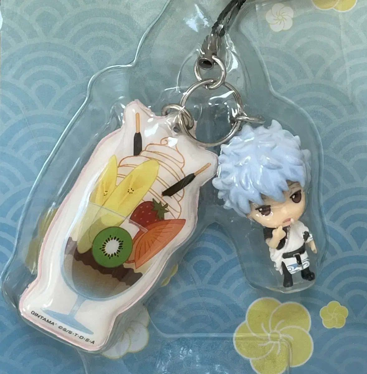 Gintoki Gintoki Parfait Strap Coozie Cleaner Keyring