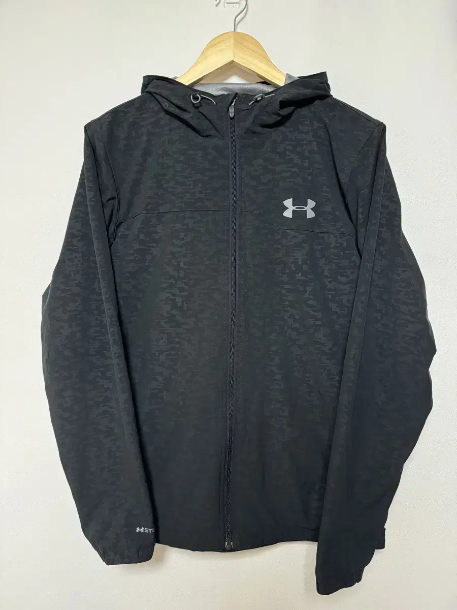 Under Armour Military Storm Hoodie Zip-Up Windbreaker 95 Black