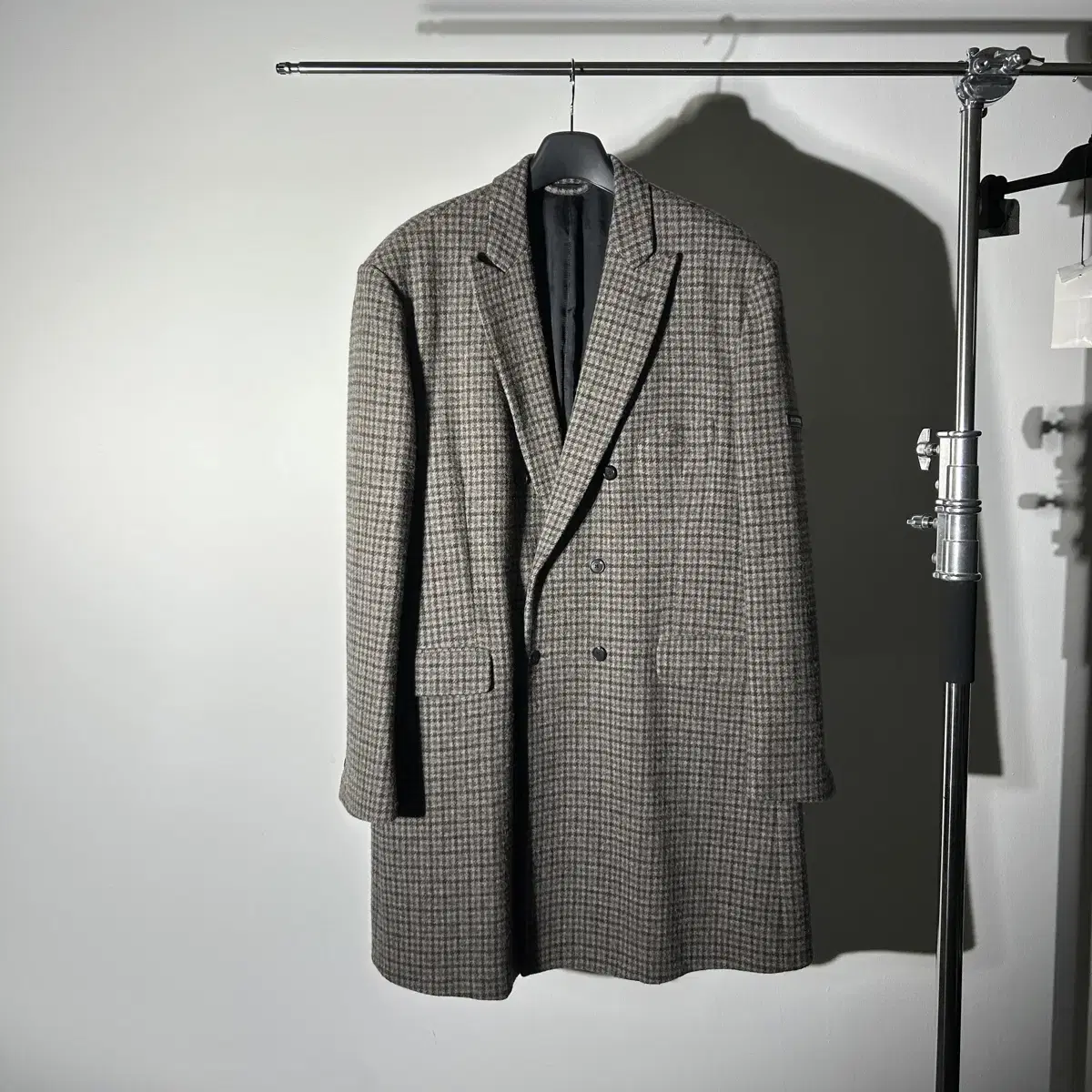 [UTC] Balenciaga double-breasted checked coat