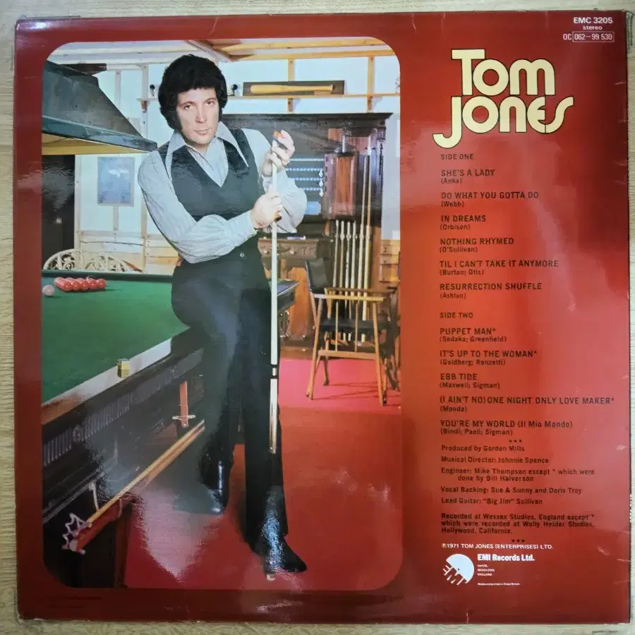 TOM JONES 음반 s (LP 턴테이블 오디오 앰프