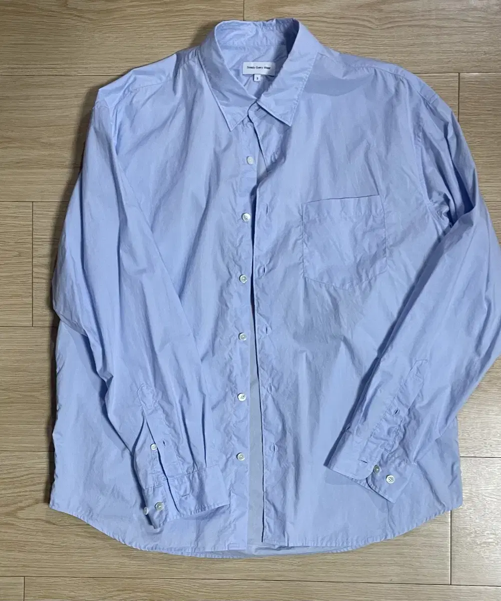 SteadyEverywhere Wear Lightweight Relaxed Shirt Light Blue