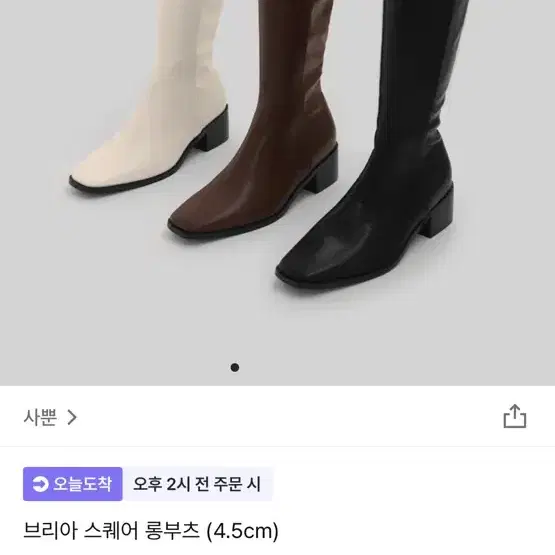 사뿐 브리아 스퀘어 가을/겨울 롱부츠