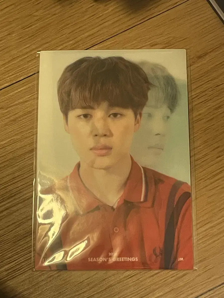 2020 season's greetings jimin Lenticular