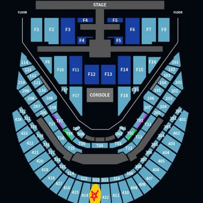 nct 127 콘서트 1/19 막콘 4층 양도