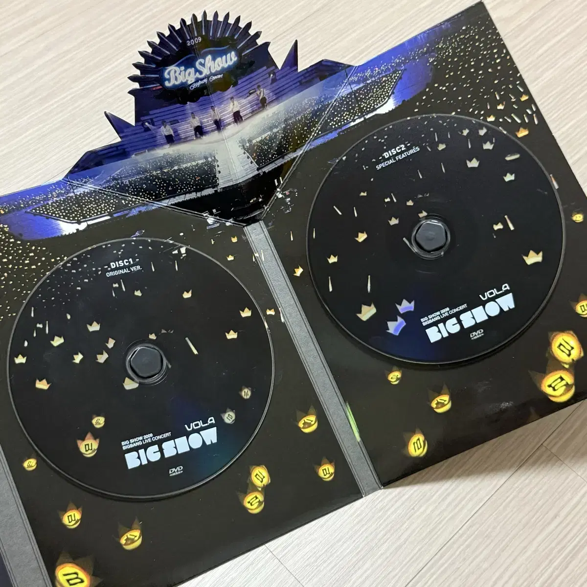 빅뱅 2009 빅쇼 콘서트 DVD 포토북 굿즈 지드래곤 지디 태양 대성