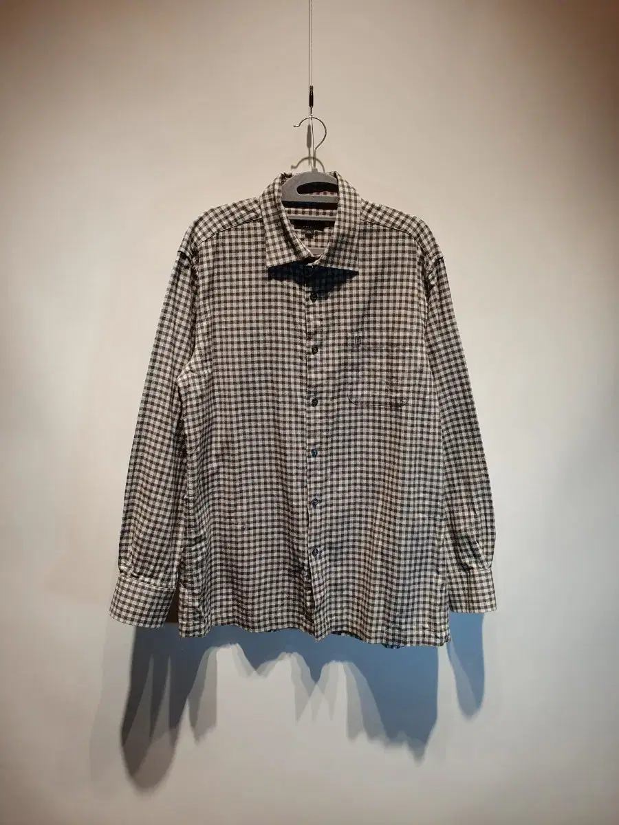 [Free Shipping] Daks Men's Flannel Check Shirt 105 Men