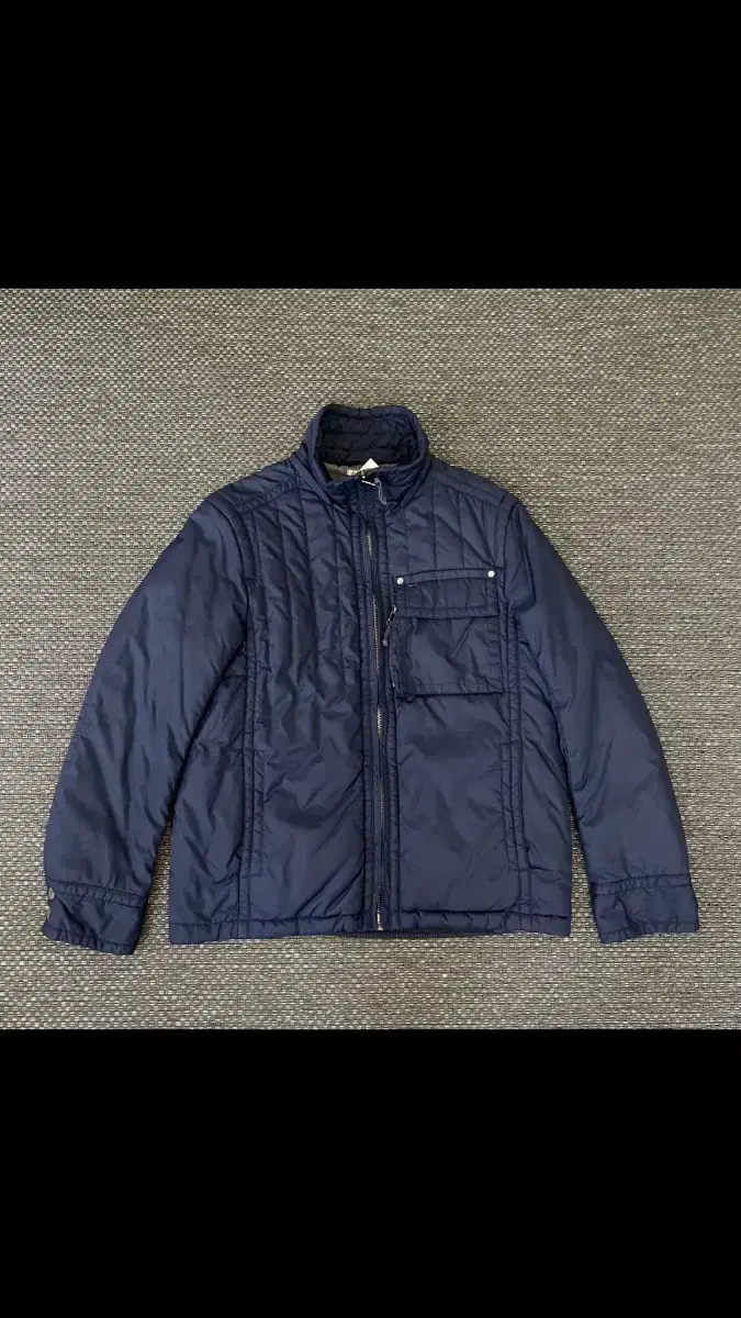 Tommy Hilfiger Navy Big Pocket Quilted Padded Jacket