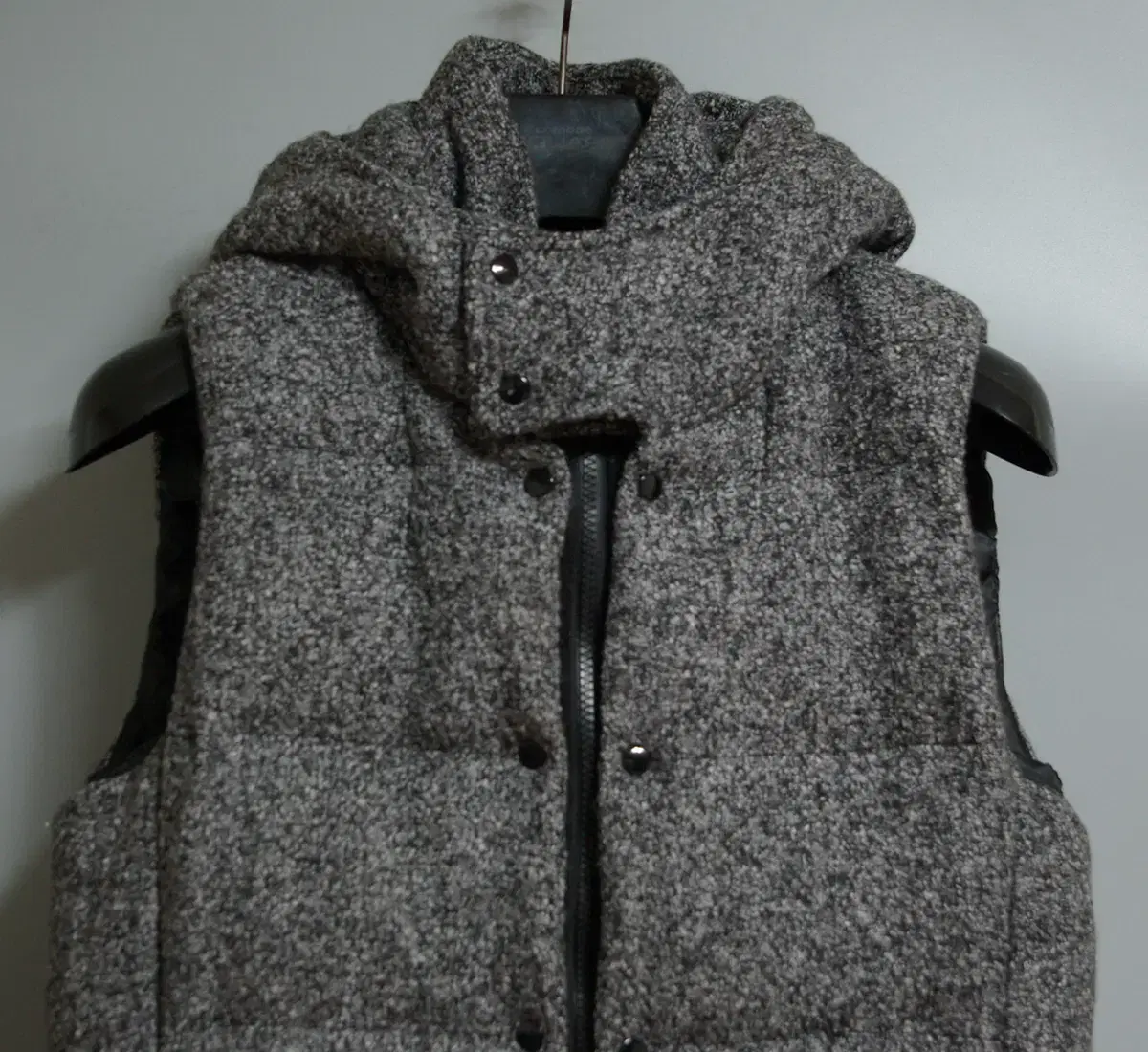 Panikale Wool + Padded Hooded Vest 95