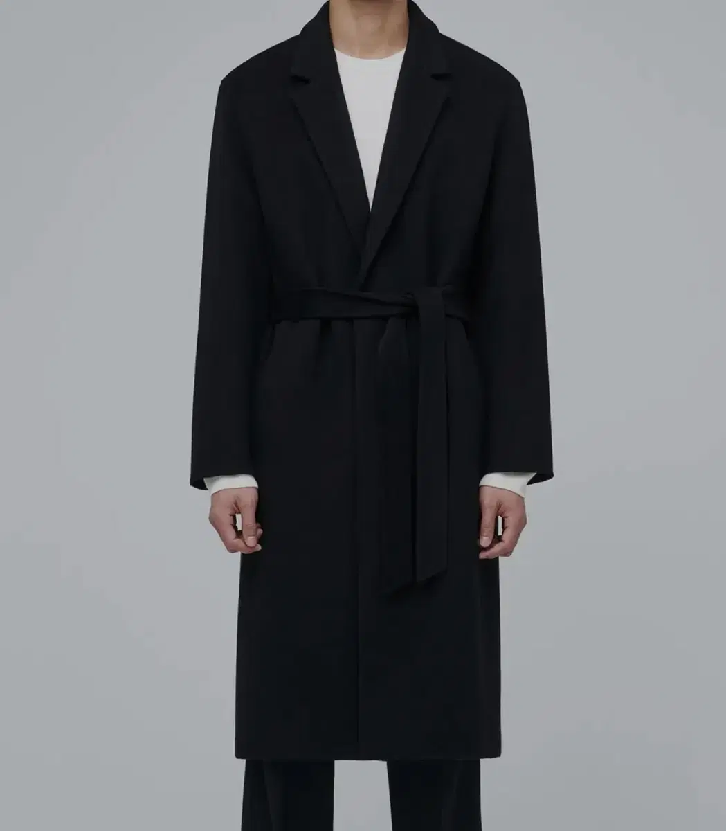 Oversized Handmade Robe Coat in Cashmere Blend (M)