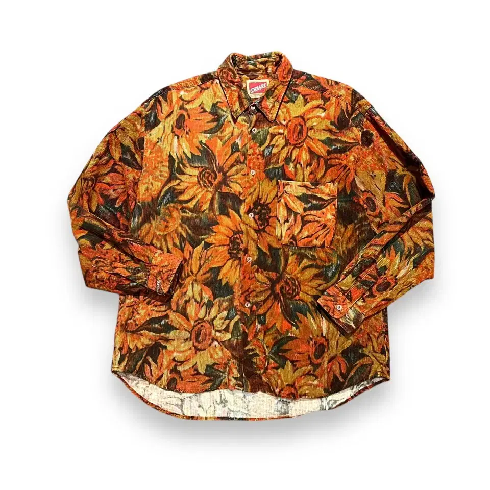 Wanwon Shop Flower Corduroy Shirt