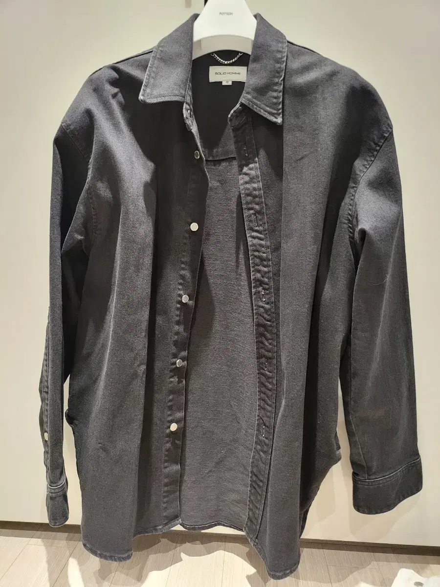 [48] Solid Homme black denim jacket