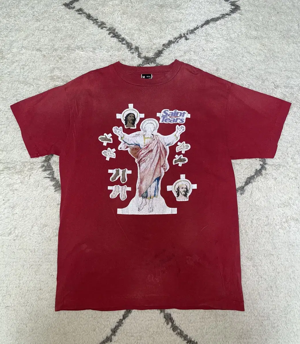 [M]St. Michael x Denim Tears T-shirt (Jesus T-shirt)